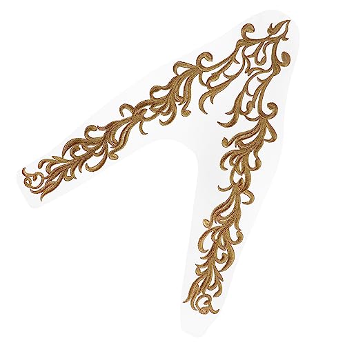NUOBESTY 1 Stück Dekoratives Zubehör personalisierter warnweste personalisiert nähzeug flicken Blumenflecken für Hochzeiten Stickerei handgenähte Accessoires Aufnäher Kabel Golden NUOBESTY 1 Stück Dekoratives Zubehör personalisierter warnweste personalisiert nähzeug flicken Blumenflecken für Hochzeiten Stickerei handgenähte Accessoires Aufnäher Kabel Golden von NUOBESTY