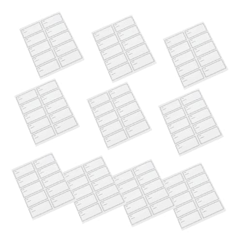 NUOBESTY 10 Blatt Multifunktions-lebensmitteletiketten-aufkleber Wiederverwendbare Dekorative Flaschenaufkleber für Die Küche Ölbeständige Datumsmarkierungsaufkleber NUOBESTY 10 Blatt Multifunktions-lebensmitteletiketten-aufkleber Wiederverwendbare Dekorative Flaschenaufkleber für Die Küche Ölbeständige Datumsmarkierungsaufkleber von NUOBESTY