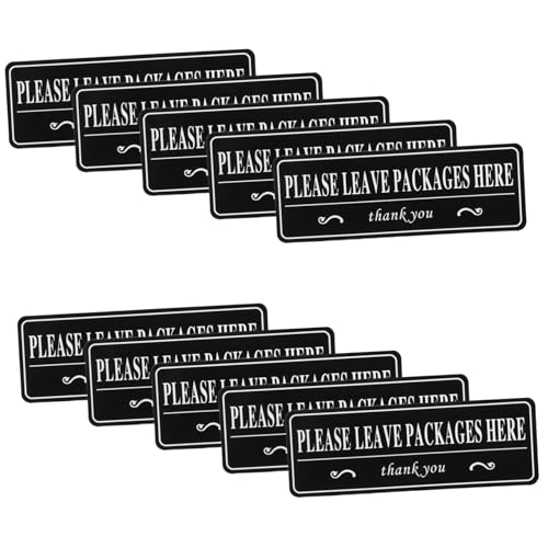 NUOBESTY 10 Blatt Pack Selbstklebende Aufkleber Pakete Ablegen Wasserdichte Vinylschilder für Zuhause und Büro Einfach Anzubringen Langlebige Kennzeichnung für Paketabgaben NUOBESTY 10 Blatt Pack Selbstklebende Aufkleber Pakete Ablegen Wasserdichte Vinylschilder für Zuhause und Büro Einfach Anzubringen Langlebige Kennzeichnung für Paketabgaben von NUOBESTY