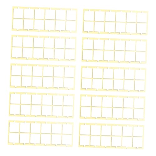 NUOBESTY 10 Blatt doppelseitiges Klebeband Haftquadrate doppelseitig Doppelklebeband Doppelseitiger Klangsicheres Band Selbstklebender Klebeband mit Schallschutz Acryl Transparent von NUOBESTY