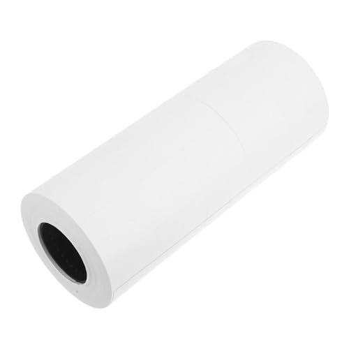 NUOBESTY 10 Rollen Spezialpapier für Preisauszeichnungsmaschine label drucker etikettenpapier etikettenrolle Preislabel Verkaufsaufkleber Preismarker-Etiketten Kupferplattenaufkleber Weiß von NUOBESTY