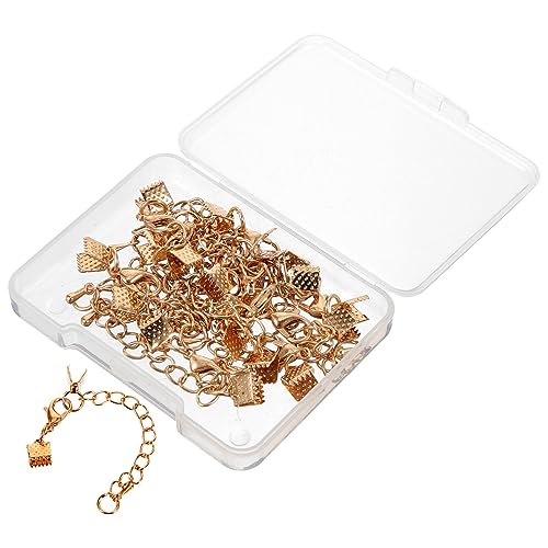 NUOBESTY 10 Sets Goldfarbene Verschlüsse Zur Schmuckherstellung Karabinerverschlüsse Für Die Herstellung Von Armbändern Halsketten Und Bastelbedarf NUOBESTY 10 Sets Goldfarbene Verschlüsse Zur Schmuckherstellung Karabinerverschlüsse Für Die Herstellung Von Armbändern Halsketten Und Bastelbedarf von NUOBESTY
