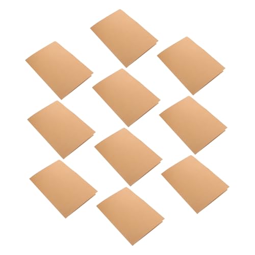 NUOBESTY 10 Stück Aktenhalter bürobedarf schulordner Dokumentenhalter präsentationsordner buro zubehör Portfolio-Ordner erweiterbare Taschenordner Reisemappe für Dokumente Kraftpapier von NUOBESTY
