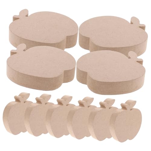 NUOBESTY 10 Stück Apfel Holzschilder für Diy Malen Unvollendete Holz Äpfel zum Basteln Halloween Deko für Kreative Projekte und Festlichkeiten NUOBESTY 10 Stück Apfel Holzschilder für Diy Malen Unvollendete Holz Äpfel zum Basteln Halloween Deko für Kreative Projekte und Festlichkeiten von NUOBESTY