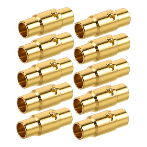 NUOBESTY 10 Stück Armbandverschluss Schmuckverschlüsse Und Verschlüsse Kettenverlängerung Magnetische Schmuckverschlüsse Armbandverlängerung Haken Für Schlüsselanhänger Golden Kupfer NUOBESTY 10 Stück Armbandverschluss Schmuckverschlüsse Und Verschlüsse Kettenverlängerung Magnetische Schmuckverschlüsse Armbandverlängerung Haken Für Schlüsselanhänger Golden Kupfer von NUOBESTY