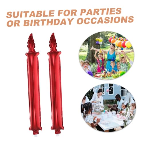 NUOBESTY 10 Stück Aufblasbare Rote Kerzen Jubelstäbe Enthusiasmus Noisemaker Sport Cheerleading Sticks für Partyspiele und Teambuilding Strapazierfähige Partyzubehör NUOBESTY 10 Stück Aufblasbare Rote Kerzen Jubelstäbe Enthusiasmus Noisemaker Sport Cheerleading Sticks für Partyspiele und Teambuilding Strapazierfähige Partyzubehör von NUOBESTY