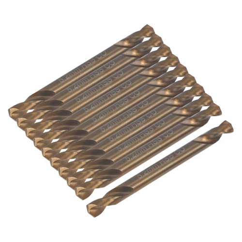 NUOBESTY 10 Stück Bohren Twist Metrisch Bohrer Für Gusseisen Bohrer Aus Gehärtetem Metall Schlagbohrer Lange Bohrer Für Metall Reibahle Für Heimwerker Golden Kobaltstahl NUOBESTY 10 Stück Bohren Twist Metrisch Bohrer Für Gusseisen Bohrer Aus Gehärtetem Metall Schlagbohrer Lange Bohrer Für Metall Reibahle Für Heimwerker Golden Kobaltstahl von NUOBESTY