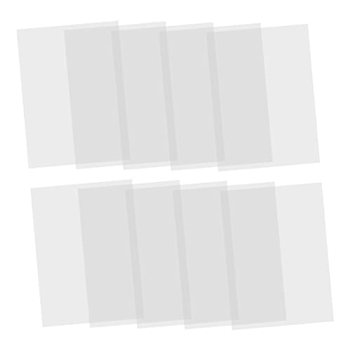 NUOBESTY 10 Stück Diy Epoxidharz Gießformen Transparente Kunststoffblätter für Schmuckherstellung Langlebige Epoxy Materialien für Kreative Projekte von NUOBESTY