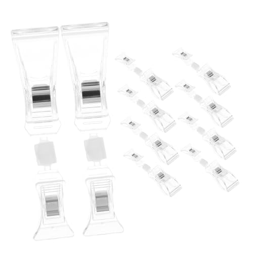 NUOBESTY 10 Stück Drehbare Schilderhalter Clip Transparent für Preisschilder Etiketten und Werbung im Einzelhandel für Supermärkte und Verkaufsregale NUOBESTY 10 Stück Drehbare Schilderhalter Clip Transparent für Preisschilder Etiketten und Werbung im Einzelhandel für Supermärkte und Verkaufsregale von NUOBESTY
