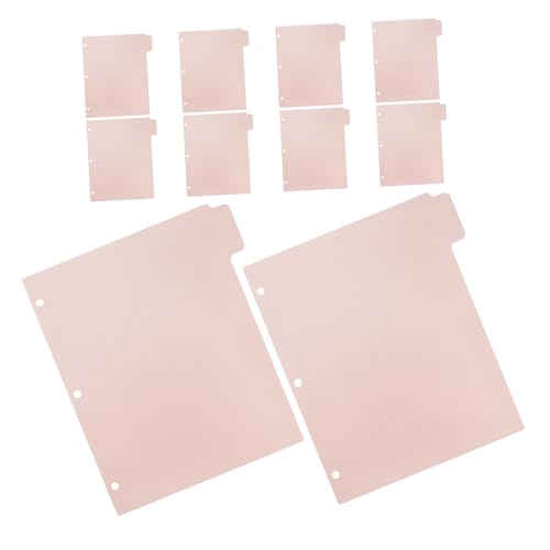NUOBESTY 10 Stück Farbige Indexseiten Kunststoff Aktenordner Seitenteiler Bunte Organizer Teiler Notizbuch Aktenteiler Notizbuch Teiler Mit Registerkarten Bunte Aktenteiler Rosa Pp NUOBESTY 10 Stück Farbige Indexseiten Kunststoff Aktenordner Seitenteiler Bunte Organizer Teiler Notizbuch Aktenteiler Notizbuch Teiler Mit Registerkarten Bunte Aktenteiler Rosa Pp von NUOBESTY