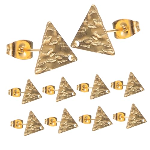 NUOBESTY 10 Stück Geometrische Ohrring Basis Diy Ohrstecker für Schmuckherstellung Leicht und Langlebig für Schmuckdesigns von NUOBESTY