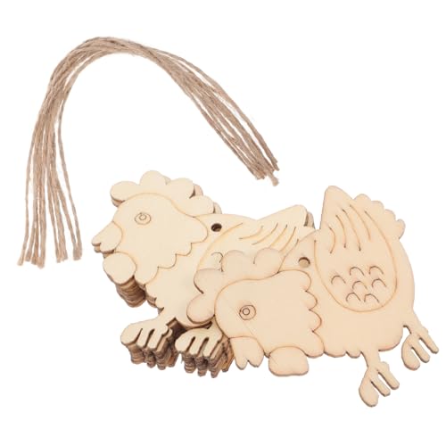 NUOBESTY 10 Stück Holz Hühnchen Ausschnitte mit Löchern für Diy Bastelprojekte Unfertige Hühner Tags für Kindergeburtstage Kreative Spielideen und Dekorationen für Feste NUOBESTY 10 Stück Holz Hühnchen Ausschnitte mit Löchern für Diy Bastelprojekte Unfertige Hühner Tags für Kindergeburtstage Kreative Spielideen und Dekorationen für Feste von NUOBESTY