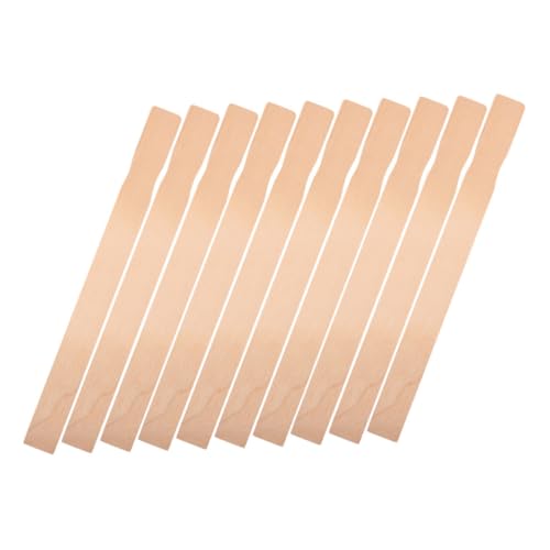 NUOBESTY 10 Stück Holzrührstäbe für Farbe Epoxidharz und Bastelprojekten für Diy Projekte und Gartenmarkierungen von NUOBESTY
