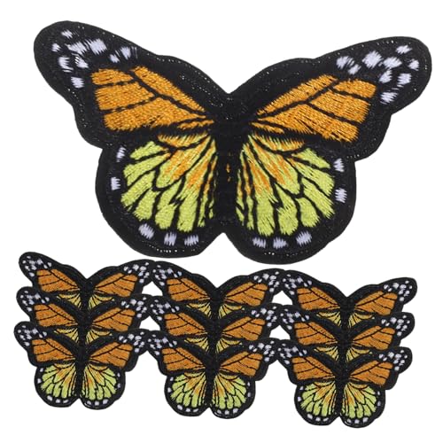 NUOBESTY 10 Stück Iron Dekorative Stickerei Patches für Diy Bekleidung Jacken Taschen und Accessoires Kreative Verbesserungen für Ihre Outfits von NUOBESTY