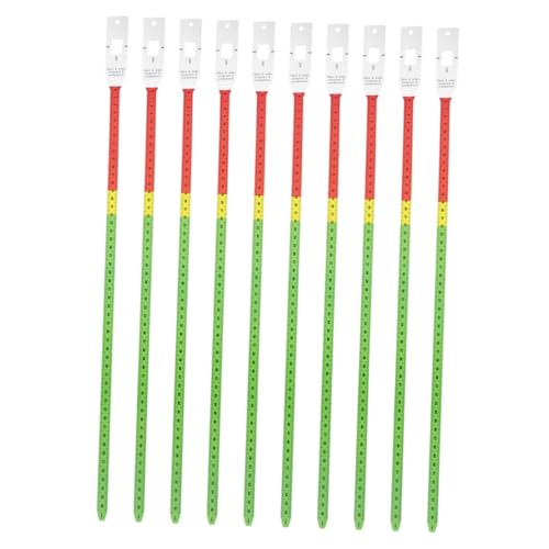 NUOBESTY 10 Stück Kopfumfang Umfangsband Babyarmumfang Klebeband Messen Neugeborenen Armumfang Messen Herrscher Maßband Für Den Armumfang Babyarmumfangband Armumfang Messband Neugeborene Pp von NUOBESTY