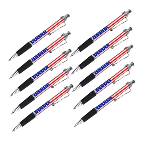 NUOBESTY 10 Stück Kugelschreiber mit Flagge Flaggen Kugelschreiber Flaggen Design Stift Patriotische Stifte Schreibstift für die Schule Büro Stift Bürobedarf Stift Home-Office-Stift Metall NUOBESTY 10 Stück Kugelschreiber mit Flagge Flaggen Kugelschreiber Flaggen Design Stift Patriotische Stifte Schreibstift für die Schule Büro Stift Bürobedarf Stift Home-Office-Stift Metall von NUOBESTY