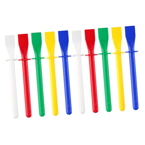 NUOBESTY 10 Stück Leder -Klebstoff -Werkzeugset Klebestift Leimverteiler Bausatz Präzision Handwerk Klebstock -Spreizer Handklebegerät Handheld-Kleberspachtel Klebespachtel pp-Material von NUOBESTY