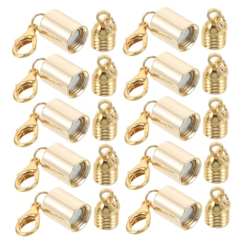 NUOBESTY 10 Stück Magnetverschlüsse Für Halsketten Kleine Magnetverschlüsse Verschlüsse Für Schmuck Verschluss Für Halsketten Magnet Halskettenverschluss NUOBESTY 10 Stück Magnetverschlüsse Für Halsketten Kleine Magnetverschlüsse Verschlüsse Für Schmuck Verschluss Für Halsketten Magnet Halskettenverschluss von NUOBESTY