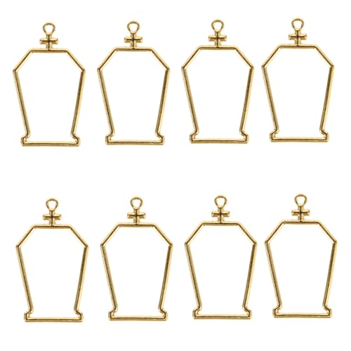 NUOBESTY 10 Stück Offene Bezel Anhänger Sargform für Diy Schmuckherstellung Metallrahmen für Ohrringe und Armbänder Kreative Bastelaccessoires NUOBESTY 10 Stück Offene Bezel Anhänger Sargform für Diy Schmuckherstellung Metallrahmen für Ohrringe und Armbänder Kreative Bastelaccessoires von NUOBESTY