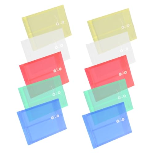 NUOBESTY 10 Stück Ordnerateibeutel Dateiorganisator A4 transparente Mappe Ordner für Aktenumschläge Dokumentenmappe aus durchsichtigem Kunststoff vertikale Dateiordner NUOBESTY 10 Stück Ordnerateibeutel Dateiorganisator A4 transparente Mappe Ordner für Aktenumschläge Dokumentenmappe aus durchsichtigem Kunststoff vertikale Dateiordner von NUOBESTY