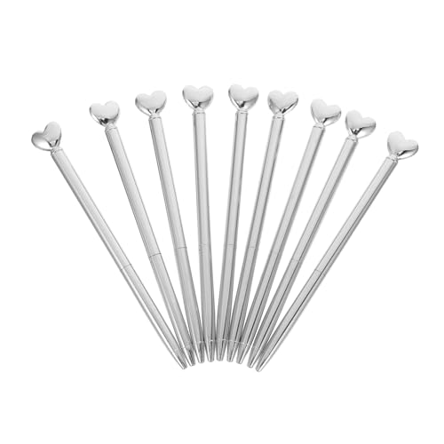 NUOBESTY 10 Stück Robuste Nachfüllbare Kugelschreiber für Home Office und Schule Elegante Partygeschenke für Hochzeiten und Valentinstag von NUOBESTY