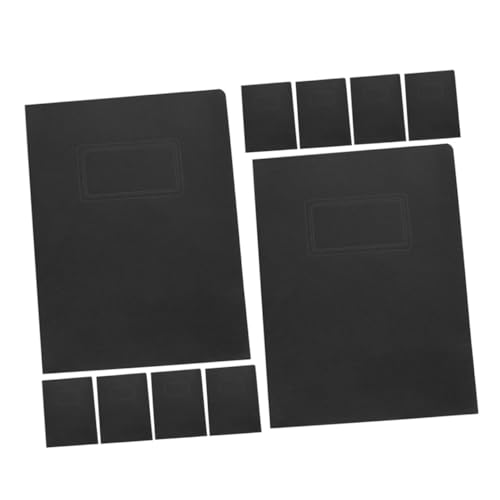 NUOBESTY 10 Stück Schwarze Papierordner mit Doppelklappen Faltbare Aktenmappen für Dokumentenorganisation mit Visitenkartenfach Großer Fassungsvermögen Strapazierfähiges Material für Büro NUOBESTY 10 Stück Schwarze Papierordner mit Doppelklappen Faltbare Aktenmappen für Dokumentenorganisation mit Visitenkartenfach Großer Fassungsvermögen Strapazierfähiges Material für Büro von NUOBESTY