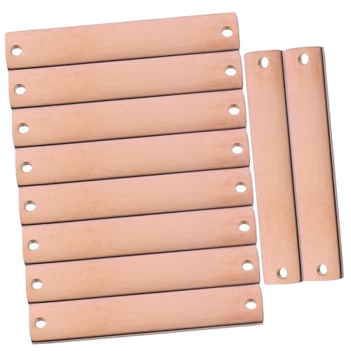 NUOBESTY 10 Stück Spiegel Doppel Hole Verbindungselemente für Diy Schmuck Gold Dekorationen Zubehör für Schlüsselanhänger Taschenanhänger und Bastelprojekte NUOBESTY 10 Stück Spiegel Doppel Hole Verbindungselemente für Diy Schmuck Gold Dekorationen Zubehör für Schlüsselanhänger Taschenanhänger und Bastelprojekte von NUOBESTY