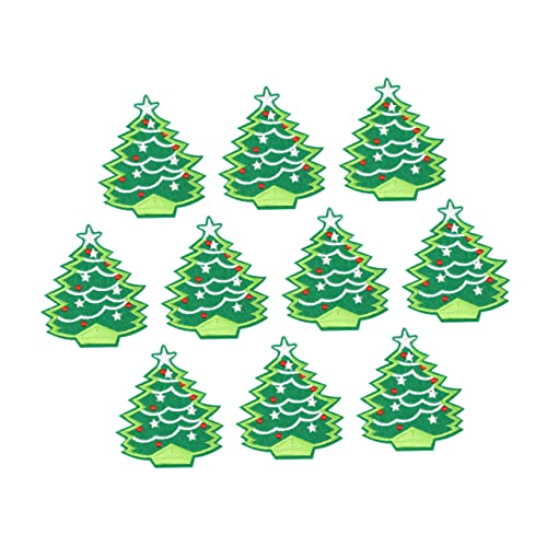 NUOBESTY 10 Stück Teiliges Bestickte Weihnachts Applikationen Patches mit Festlichen Motiven zum Aufbügeln und Annähen für Kleidung Taschen Hüte und DIY Weihnachtskostüme NUOBESTY 10 Stück Teiliges Bestickte Weihnachts Applikationen Patches mit Festlichen Motiven zum Aufbügeln und Annähen für Kleidung Taschen Hüte und DIY Weihnachtskostüme von NUOBESTY
