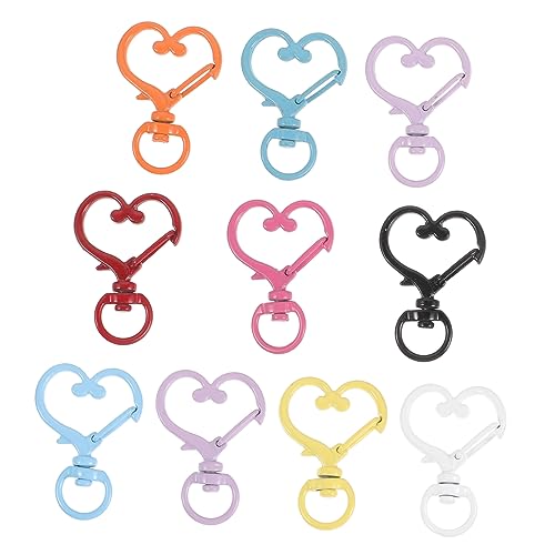 NUOBESTY 10 Stück Teiliges Bunte Metall Karabiner Schlüsselring Ringe für Diy Taschen Zubehör Crossbody Riemen Rucksack Zubehör Langlebig für Schlüsselanhänger und Bastelarbeiten NUOBESTY 10 Stück Teiliges Bunte Metall Karabiner Schlüsselring Ringe für Diy Taschen Zubehör Crossbody Riemen Rucksack Zubehör Langlebig für Schlüsselanhänger und Bastelarbeiten von NUOBESTY