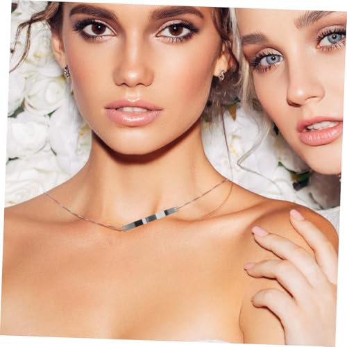 NUOBESTY 10 Stück Teiliges Doppellochige Edelstahl Schmuckverbinder Stäbe Rostfrei Hautfreundlich Langlebig für DIY Armband Ohrringherstellung Sowie Schmuckreparatur von NUOBESTY