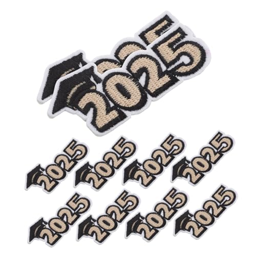 NUOBESTY 10 Stück Teiliges Graduation Bügel Patches Diy Stickerei Aufnäher für Kleidung Rucksäcke Hüte Jeans Abschluss Saison Vielseitig Einsetzbar NUOBESTY 10 Stück Teiliges Graduation Bügel Patches Diy Stickerei Aufnäher für Kleidung Rucksäcke Hüte Jeans Abschluss Saison Vielseitig Einsetzbar von NUOBESTY