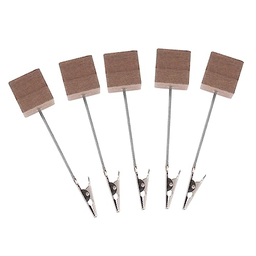 NUOBESTY 10 Stück Teiliges Holz Memo Clips mit Stabilem Sockel Langlebige Notizhalter aus Holz und Metall Sichere und Praktische Tischkartenhalter für Büro und Dekoration NUOBESTY 10 Stück Teiliges Holz Memo Clips mit Stabilem Sockel Langlebige Notizhalter aus Holz und Metall Sichere und Praktische Tischkartenhalter für Büro und Dekoration von NUOBESTY