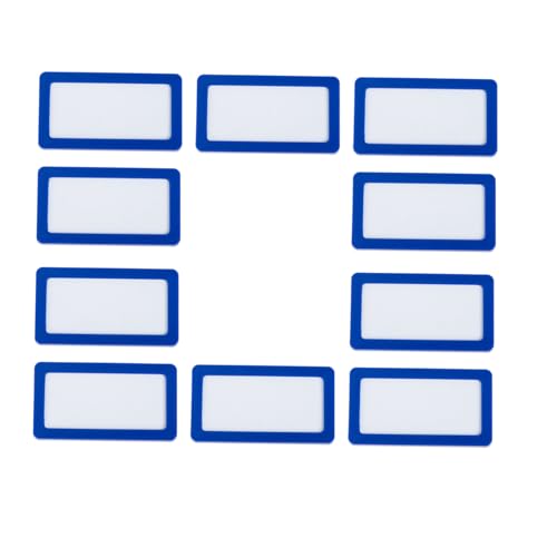 NUOBESTY 10 Stück Teiliges Magnetische Etikettenhalter Beschreibbar für Whiteboard Regal Kühlschrank Büro und Schule Einfache Befestigung Metalloberflächen Inklusive Einlegekarten NUOBESTY 10 Stück Teiliges Magnetische Etikettenhalter Beschreibbar für Whiteboard Regal Kühlschrank Büro und Schule Einfache Befestigung Metalloberflächen Inklusive Einlegekarten von NUOBESTY