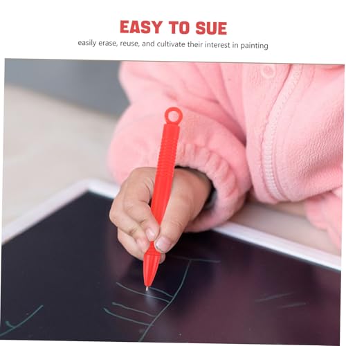 NUOBESTY 10 Stück Teiliges Magnetisches Zeichenstift für Leichter Ersatzstift für Magnetische Zeichenbretter Einfach zu Reinigen Tragbar für Schule Reisen und Malen von NUOBESTY