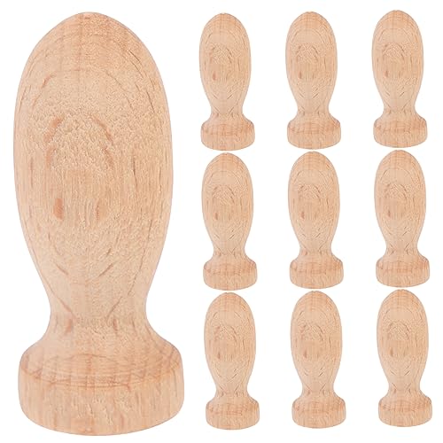 NUOBESTY 10 Stück Teiliges Naturbelassene Holzfiguren zum Bemalen Unbemalte DIY Holzpuppen Handliche Steckpuppen Unbehandeltem Holz für Bastelprojekte und Wohnraumdekoration NUOBESTY 10 Stück Teiliges Naturbelassene Holzfiguren zum Bemalen Unbemalte DIY Holzpuppen Handliche Steckpuppen Unbehandeltem Holz für Bastelprojekte und Wohnraumdekoration von NUOBESTY