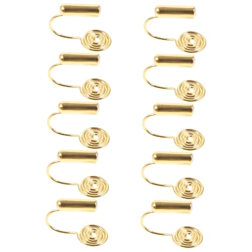 NUOBESTY 10 Stück Teiliges Ohrring Adapter aus Leichtem Kupfer Schmerzfrei für Durchbohrte Ohren DIY Ohrring Verschluss Zubehör Vielseitig zum Basteln und Schmuckherstellung Geeignet von NUOBESTY