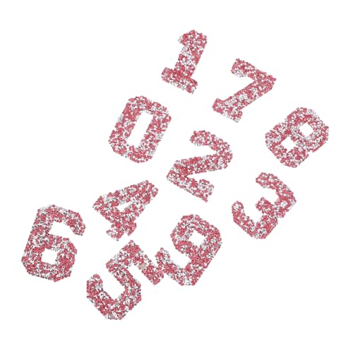 NUOBESTY 10 Stück Teiliges Set Iron Strass Zahlen Patches Waschbare Glitzer Applikationen für Diy Kleidung und Accessoires Selbstklebende Schmucksteine für Textilverzierung Einfaches NUOBESTY 10 Stück Teiliges Set Iron Strass Zahlen Patches Waschbare Glitzer Applikationen für Diy Kleidung und Accessoires Selbstklebende Schmucksteine für Textilverzierung Einfaches von NUOBESTY