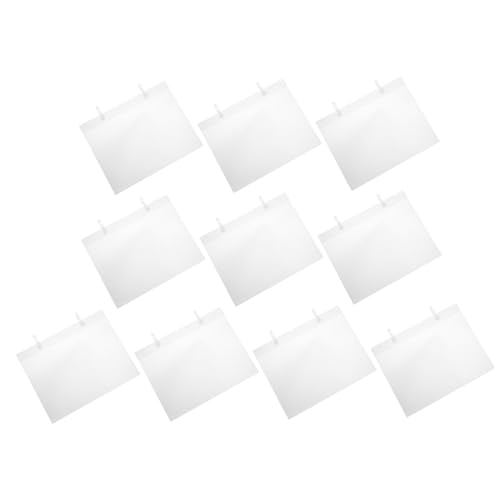 NUOBESTY 10 Stück Teiliges Set Preisetikettenhüllen für Supermärkte Transparente PVC Hänger für Produktinformationen Langlebig und Praktisch für Einzelhandel und Verkaufsförderung NUOBESTY 10 Stück Teiliges Set Preisetikettenhüllen für Supermärkte Transparente PVC Hänger für Produktinformationen Langlebig und Praktisch für Einzelhandel und Verkaufsförderung von NUOBESTY