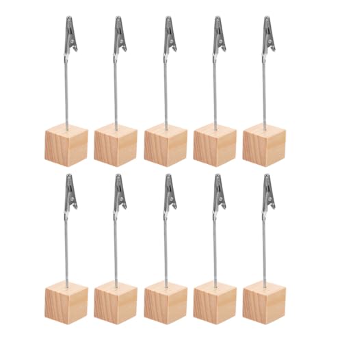 NUOBESTY 10 Stück Teiliges Vintage Holz Memo Clips Robuste Desktop Fotohalter und Notizklammern für Karten Nachrichten Tischdekoration und Kreative Organisation NUOBESTY 10 Stück Teiliges Vintage Holz Memo Clips Robuste Desktop Fotohalter und Notizklammern für Karten Nachrichten Tischdekoration und Kreative Organisation von NUOBESTY