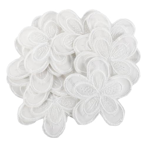 NUOBESTY 10 Stück Weiße Organza Spitzenapplikationen Selbstklebend Bestickte Spitzenflicken für Kleidungsreparatur Spitzen Patches für Diy Kleidung Rock und Spitzenkleider NUOBESTY 10 Stück Weiße Organza Spitzenapplikationen Selbstklebend Bestickte Spitzenflicken für Kleidungsreparatur Spitzen Patches für Diy Kleidung Rock und Spitzenkleider von NUOBESTY