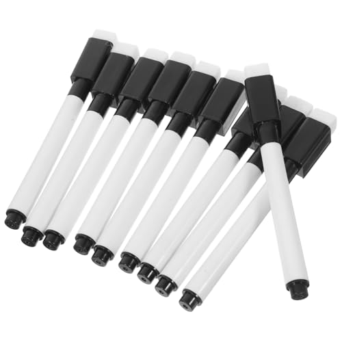 NUOBESTY 10 Stück Whiteboard Marker mit Magnetischer Rückseite Abwischbare Schwarze Trocken Abwischbare Whiteboard Stifte für Büro Schule und Zuhause Vielseitig und Farbintensiv NUOBESTY 10 Stück Whiteboard Marker mit Magnetischer Rückseite Abwischbare Schwarze Trocken Abwischbare Whiteboard Stifte für Büro Schule und Zuhause Vielseitig und Farbintensiv von NUOBESTY
