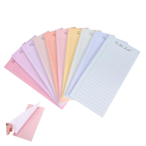 NUOBESTY 10 To-do-notizbuch Täglicher Planer Einkaufsliste Notizblöcke Klebrig Tägliche Checklisten-notizblöcke Schulplaner Notizblock Auflisten Pad Machen Notizen Papier NUOBESTY 10 To-do-notizbuch Täglicher Planer Einkaufsliste Notizblöcke Klebrig Tägliche Checklisten-notizblöcke Schulplaner Notizblock Auflisten Pad Machen Notizen Papier von NUOBESTY