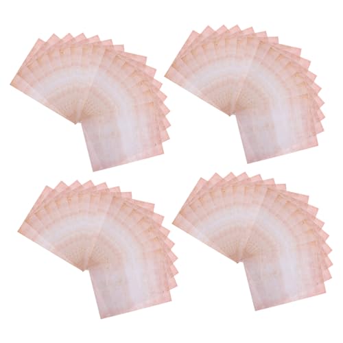 NUOBESTY 100 Blatt Doppelseitiges Dekoratives Schreibpapier mit Nostalgischem Design für Einladungen Basteln und Persönliche Korrespondenz Vintage Materialien für Kreative Projekte von NUOBESTY