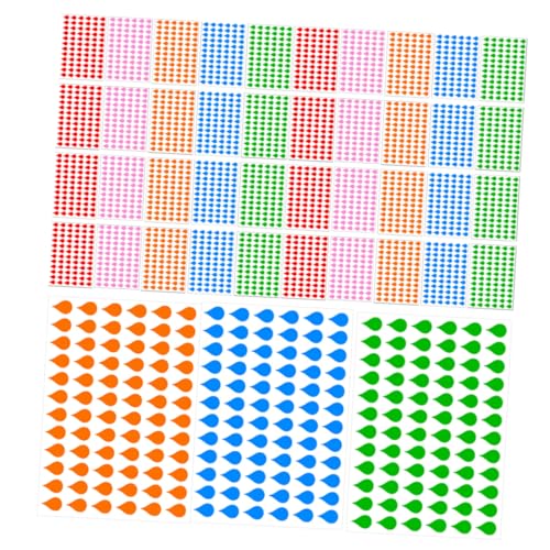 NUOBESTY 100 Blatt Wasserfeste Teardrop Index Sticker aus Kupferdruckpapier Schreibbare Langlebige Haftetiketten für DIY Scrapbooking Planer Notizbücher Bunte Dekorative Regenpunkttabs in NUOBESTY 100 Blatt Wasserfeste Teardrop Index Sticker aus Kupferdruckpapier Schreibbare Langlebige Haftetiketten für DIY Scrapbooking Planer Notizbücher Bunte Dekorative Regenpunkttabs in von NUOBESTY