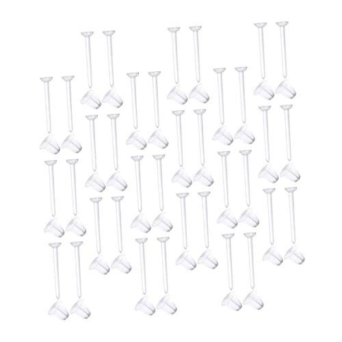 NUOBESTY 100 Paare Transparente DIY Ohrstecker Verschlüsse Ohrstopper Sichere Ohrring Rückseiten Hautfreundlich und Leicht für Schmuckherstellung und Reparatur NUOBESTY 100 Paare Transparente DIY Ohrstecker Verschlüsse Ohrstopper Sichere Ohrring Rückseiten Hautfreundlich und Leicht für Schmuckherstellung und Reparatur von NUOBESTY