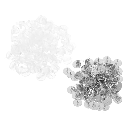 NUOBESTY 100 Sätze Teiliges Transparente Pin Backs mit Gummiklippverschluss Sichere Lapel Pin Halter Vielseitig für Broschen Namensschilder und DIY Schmuckherstellung Klare Runde NUOBESTY 100 Sätze Teiliges Transparente Pin Backs mit Gummiklippverschluss Sichere Lapel Pin Halter Vielseitig für Broschen Namensschilder und DIY Schmuckherstellung Klare Runde von NUOBESTY