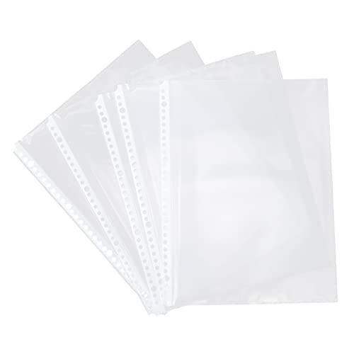 NUOBESTY 100 Stück Binder Dokumententaschen Transparent Lose Schutzhüllen für Ringordner Praktische Folienschoner für Dokumentenablage und Sammelmappen NUOBESTY 100 Stück Binder Dokumententaschen Transparent Lose Schutzhüllen für Ringordner Praktische Folienschoner für Dokumentenablage und Sammelmappen von NUOBESTY