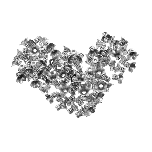NUOBESTY 100 Stück Blumenkappen Für Schmuck Abstandshalter Perlenkappen Für Armbänder Abstandskappen Für Halsketten Dekorative Metallkappen Perlenkappen Zum Basteln Metallkappen Zum NUOBESTY 100 Stück Blumenkappen Für Schmuck Abstandshalter Perlenkappen Für Armbänder Abstandskappen Für Halsketten Dekorative Metallkappen Perlenkappen Zum Basteln Metallkappen Zum von NUOBESTY