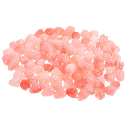 NUOBESTY 100 Stück DIY Geschnitzte Jasminblumen Perlen Korallenfarbene Lose Spacer-perlen Handgefertigte Schmuckherstellung für Halsketten Armbänder Zarte Blumige Bastelmaterialien NUOBESTY 100 Stück DIY Geschnitzte Jasminblumen Perlen Korallenfarbene Lose Spacer-perlen Handgefertigte Schmuckherstellung für Halsketten Armbänder Zarte Blumige Bastelmaterialien von NUOBESTY