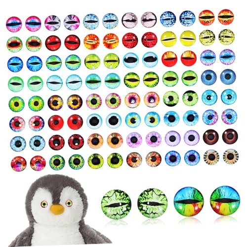 NUOBESTY 100 Stück Glasaugen Flach Blau für Häkeltiere Bastelaugen Realistisch Langlebig Robust DIY Augen für Stofftiere und Puppen NUOBESTY 100 Stück Glasaugen Flach Blau für Häkeltiere Bastelaugen Realistisch Langlebig Robust DIY Augen für Stofftiere und Puppen von NUOBESTY
